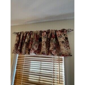 Discontinued Vintage Croscill Arbor Rose Valence Curtains